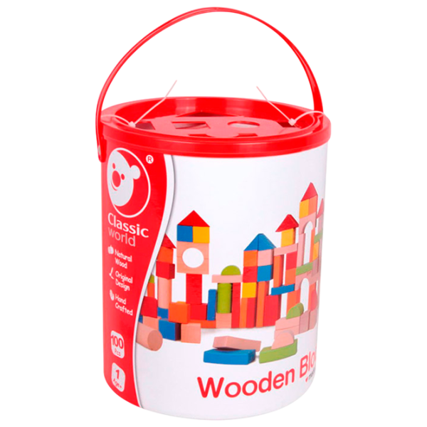 Constructor Classic World Wooden Blocks Clasic/ Multicolor photo 1