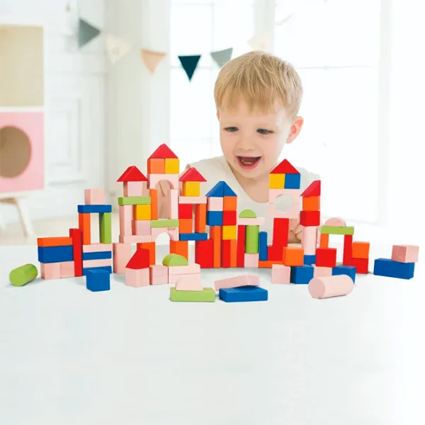 Constructor Classic World Wooden Blocks Clasic/ Multicolor photo 3