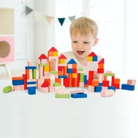Конструктор Classic World Wooden Blocks Классический/ Разноцветный photo 3