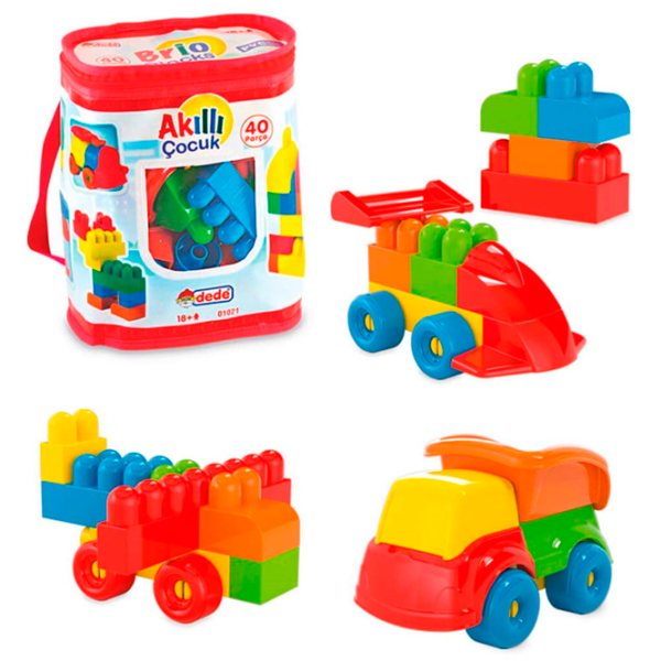 Constructor Dede Brio Blocks Clasic/ Multicolor photo 2