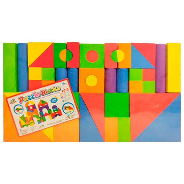 Constructor Lulu Puzzle Blocks Clasic/ Orange photo 1