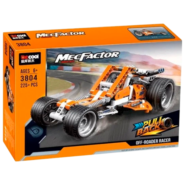 Constructor DeCool Off-Roader Racer Mașină/ Orange photo 1