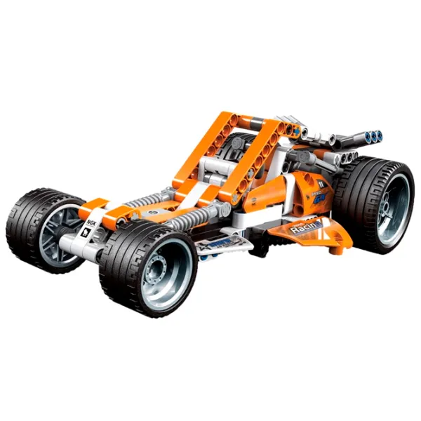 Constructor DeCool Off-Roader Racer Mașină/ Orange photo 2