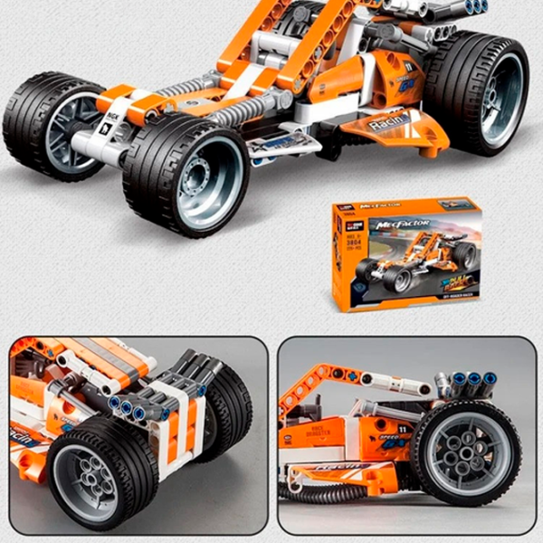 Constructor DeCool Off-Roader Racer Mașină/ Orange photo 3