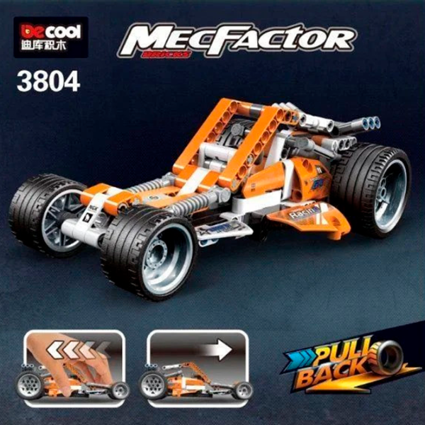 Constructor DeCool Off-Roader Racer Mașină/ Orange photo 5
