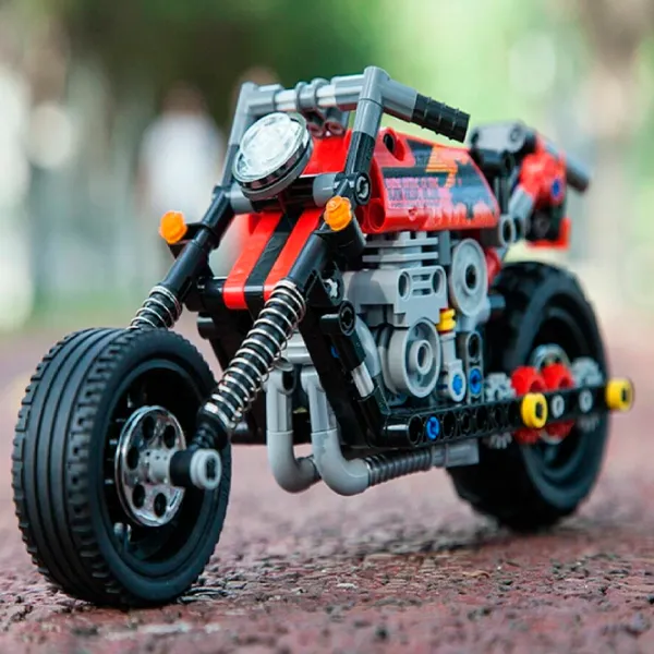 Конструктор DeCool Motorcycle Транспорт/ Красный photo 3