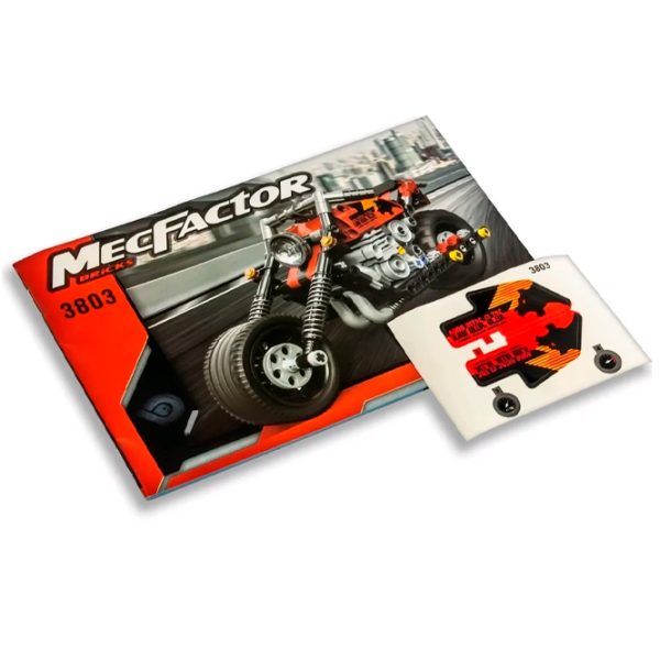 Конструктор DeCool Motorcycle Транспорт/ Красный photo 5