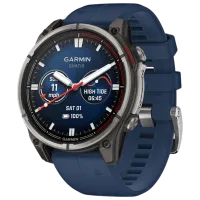 Ceas inteligent Garmin Quatix 8  1.4" / 47 mm / Titanium - Blue / 010-02904-51