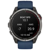 Умные часы Garmin Quatix 8 1.4" / 47 мм / Титан - Синий / 010-02904-51 photo 2
