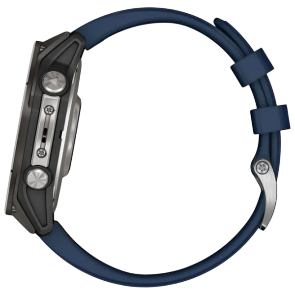 Ceas inteligent Garmin Quatix 8  1.4" / 47 mm / Titanium - Blue / 010-02904-51 photo 6
