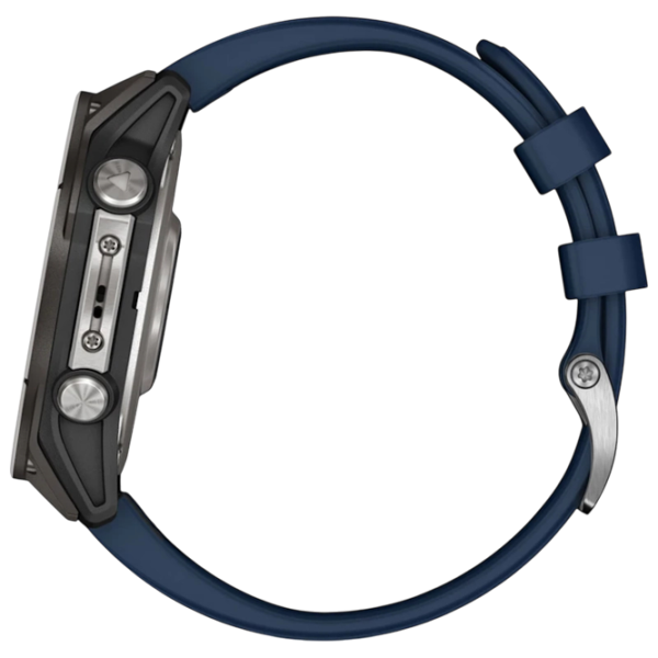 Ceas inteligent Garmin Quatix 8  1.4" / 47 mm / Titanium - Blue / 010-02904-51 photo 6