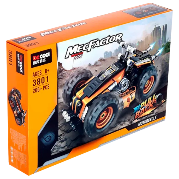 Конструктор DeCool Motorcycle Транспорт/ Оранжевый photo 1