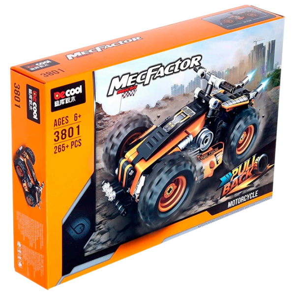 Конструктор DeCool Motorcycle Транспорт/ Оранжевый photo 1