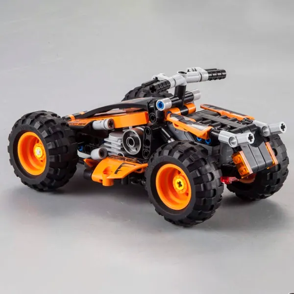 Конструктор DeCool Motorcycle Транспорт/ Оранжевый photo 3