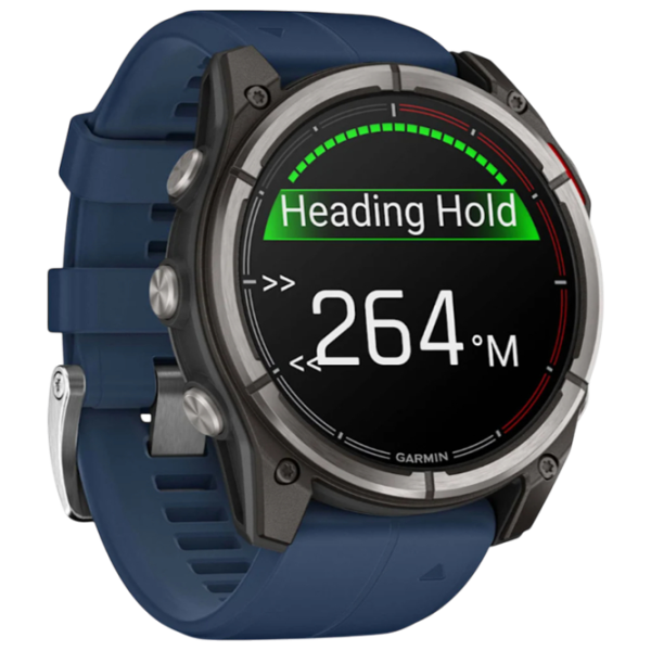 Ceas inteligent Garmin Quatix 8  1.4" / 51 mm / Titanium - Blue / 010-02905-A3 photo 2 Ceas inteligent Garmin Quatix 8  1.4" / 51 mm / Titanium - Blue / 010-02905-A3 photo 2