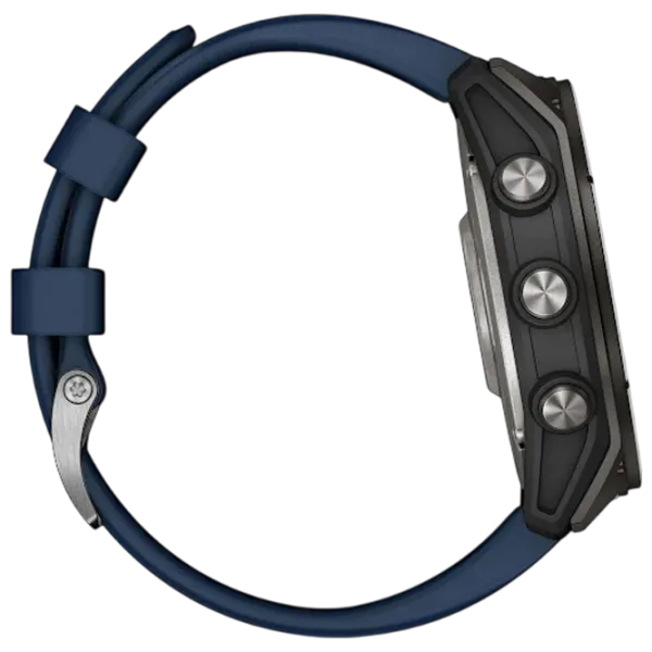 Ceas inteligent Garmin Quatix 8  1.4" / 51 mm / Titanium - Blue / 010-02905-A3 photo 4 Ceas inteligent Garmin Quatix 8  1.4" / 51 mm / Titanium - Blue / 010-02905-A3 photo 4