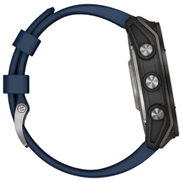 Ceas inteligent Garmin Quatix 8  1.4" / 51 mm / Titanium - Blue / 010-02905-A3 photo 4 Ceas inteligent Garmin Quatix 8  1.4" / 51 mm / Titanium - Blue / 010-02905-A3 photo 4