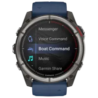 Умные часы Garmin Quatix 8 1.4" / 51 мм / Титан - Синий / 010-02905-A3 photo 5