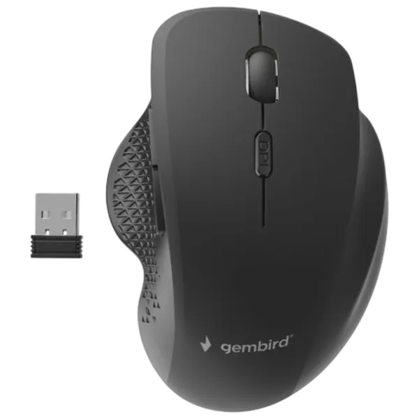 Mouse Gembird MUSW-6B-02 Black photo 1