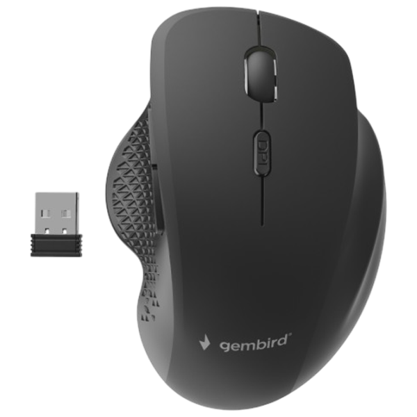 Mouse Gembird MUSW-6B-02 Black photo 1