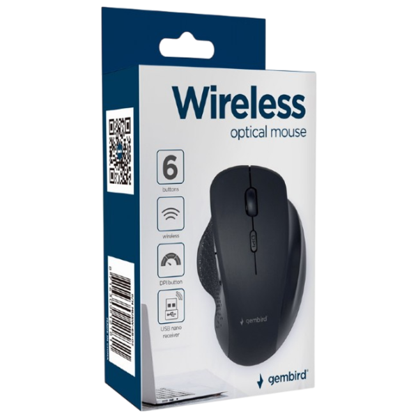 Mouse Gembird MUSW-6B-02 Black photo 3