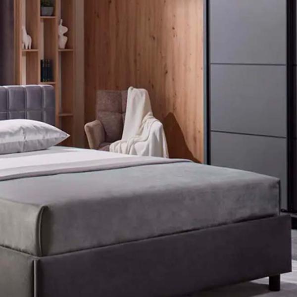 Кровать Ambianta Coral 140 x 200 см / ЛДСП / Серый photo 3