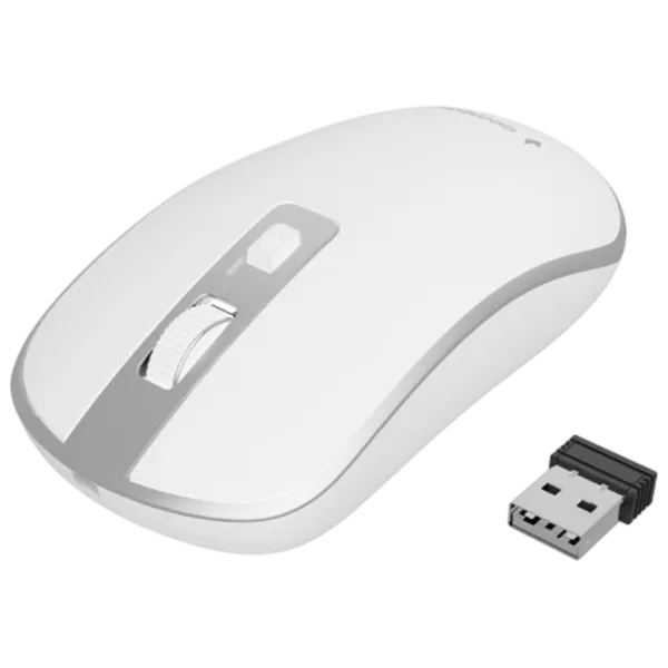 Mouse Gembird MUSW-4B-06-WS White photo 2