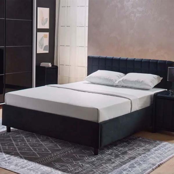 Кровать Ambianta Coral 140 x 200 см / ЛДСП / Черный photo 2