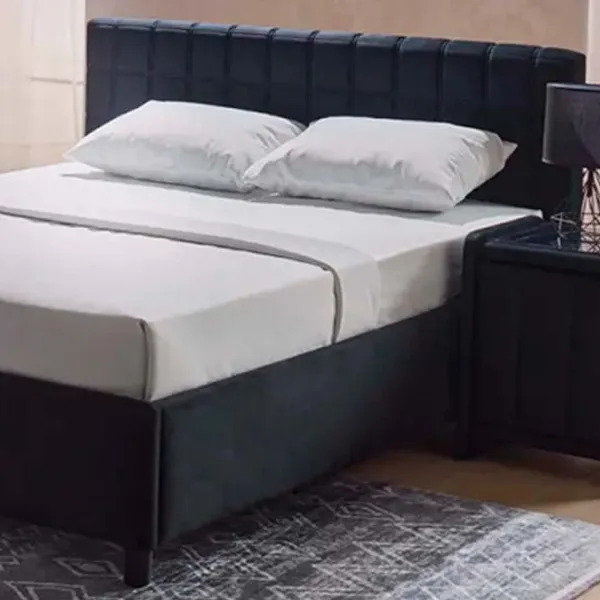 Кровать Ambianta Coral 140 x 200 см / ЛДСП / Черный photo 3