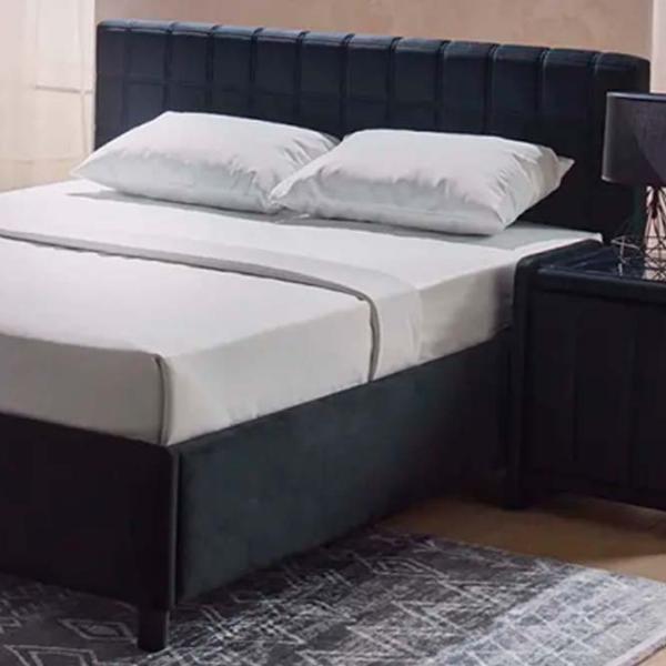 Кровать Ambianta Coral 140 x 200 см / ЛДСП / Черный photo 3