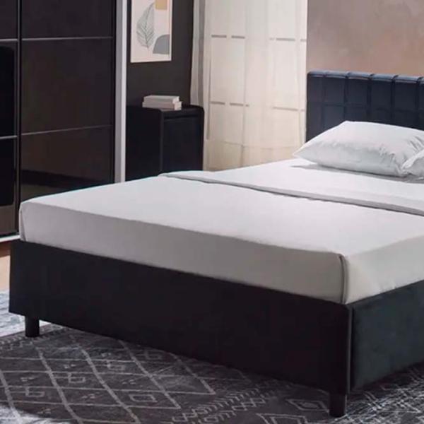 Кровать Ambianta Coral 140 x 200 см / ЛДСП / Черный photo 5