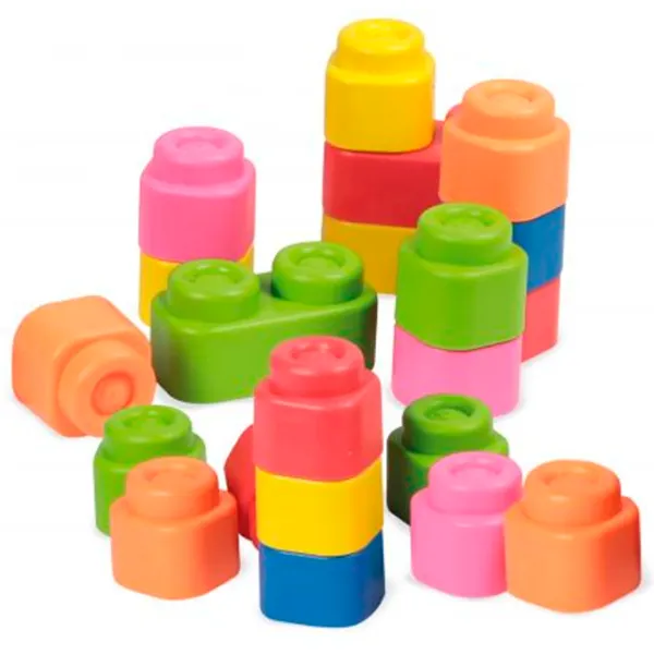 Constructor Clementoni Soft Blocks Set Clasic/ Multicolor photo 4