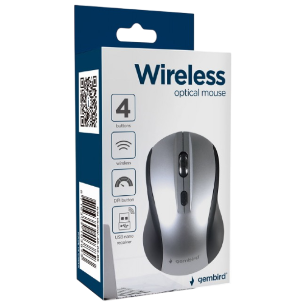 Мышь Gembird MUSW-4B-02-BS Черный photo 4