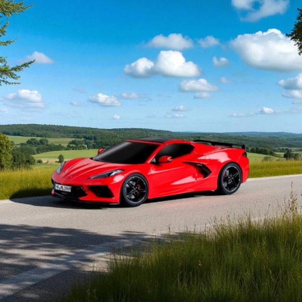 Mașină Revell Corvette C8 24697  / 2.4 GHz / Black Red photo 5