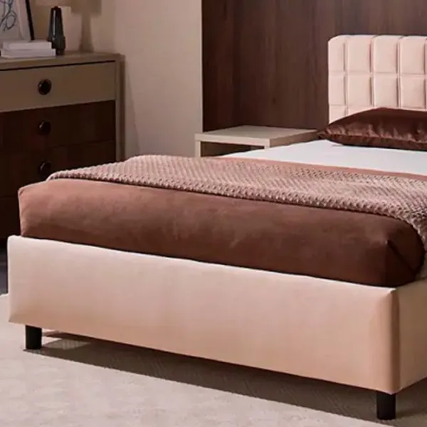 Кровать Ambianta Coral 160 x 200 см / ЛДСП / Бежевый photo 3