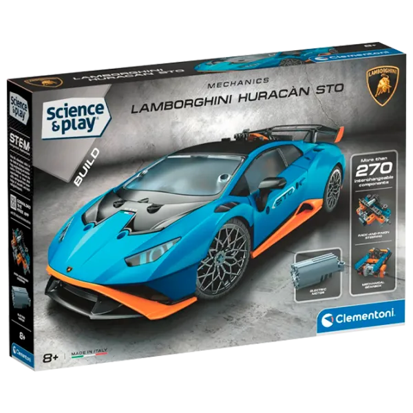Constructor Clementoni Lamborghini Huracan STO Mașină/ Blue photo 1
