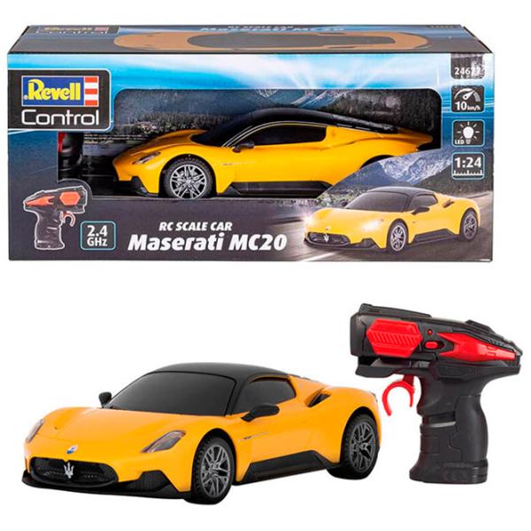 Mașină Revell Maserati MC20 24677  / 2.4 GHz / Black Yellow photo 4