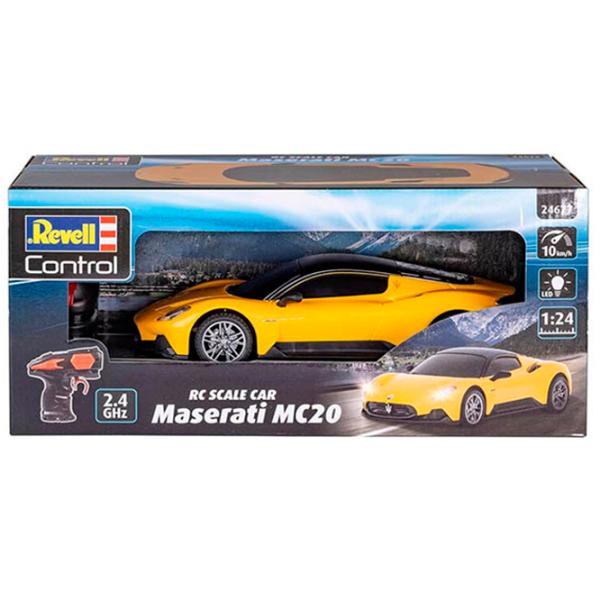 Mașină Revell Maserati MC20 24677  / 2.4 GHz / Black Yellow photo 5