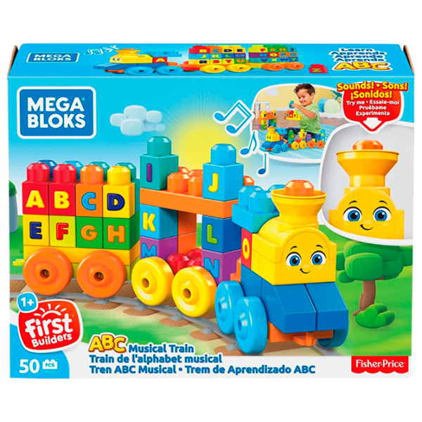 Constructor Mega Bloks Musical Train Clasic/ Blue photo 1