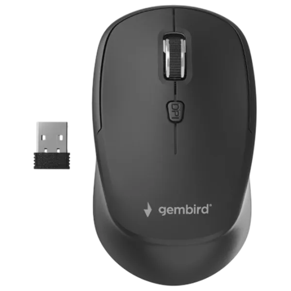 Mouse Gembird MUSW-4B-05 Black photo 1