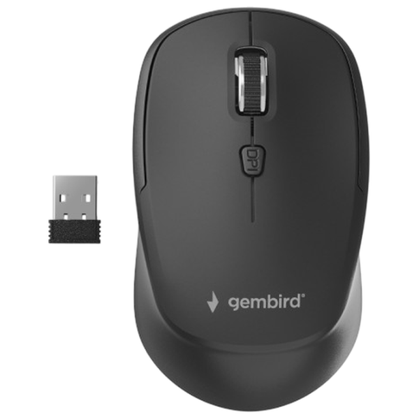 Mouse Gembird MUSW-4B-05 Black photo 1