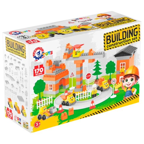 Constructor Technok Building Construction Set Clasic/ Orange photo 1