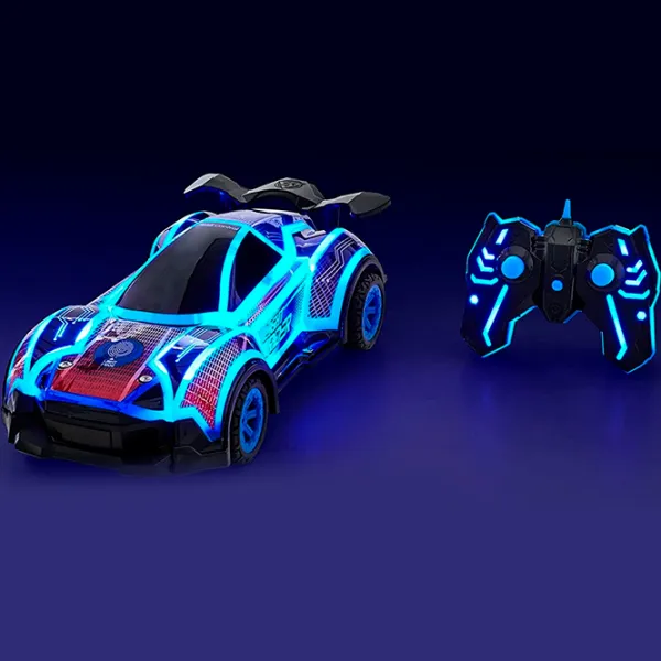 Mașină Revell Light Rider 24666 10 km/h / 2.4 GHz / Pink Blue photo 2