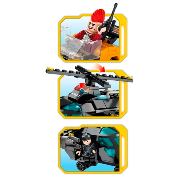 Constructor ChiToys Police Clasic/ Multicolor photo 3