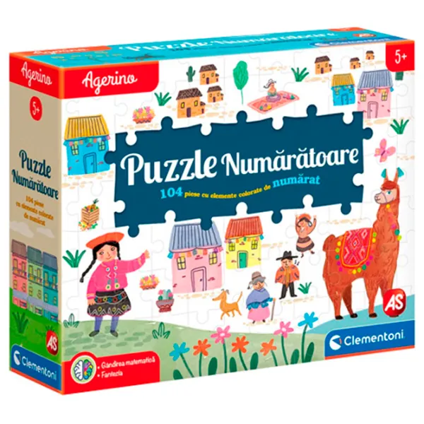 Puzzle Clementoni Agerino 5+/ Numărul de piese: 104 photo 2