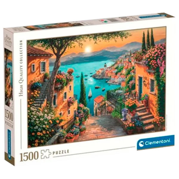 Puzzle Clementoni Steps to the harbor 5+/ Numărul de piese: 1500 photo 2