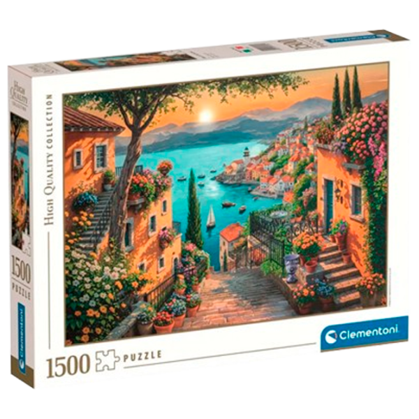 Puzzle Clementoni Steps to the harbor 5+/ Numărul de piese: 1500 photo 2