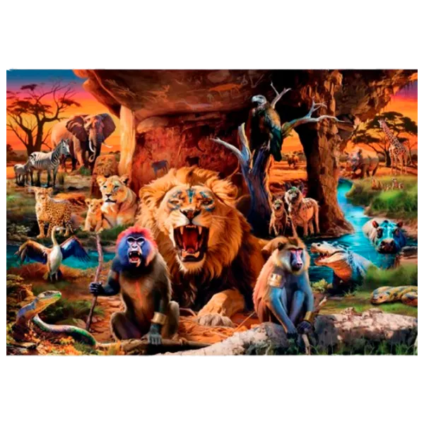 Puzzle Clementoni The tribal society 12+/ Numărul de piese: 1500 photo 1