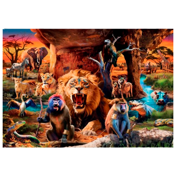 Puzzle Clementoni The tribal society 12+/ Numărul de piese: 1500 photo 1