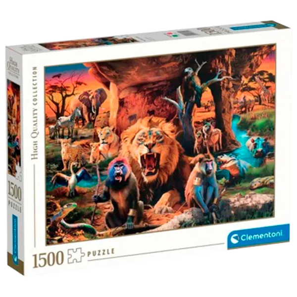 Puzzle Clementoni The tribal society 12+/ Numărul de piese: 1500 photo 2